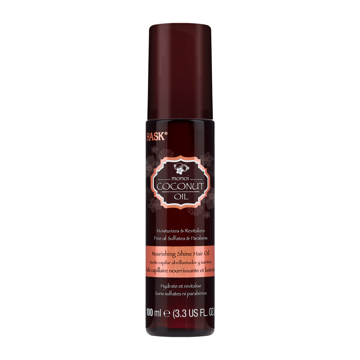 HASK Monoi Coconut Oil Nourishing Shine Hair Oil (2oz)