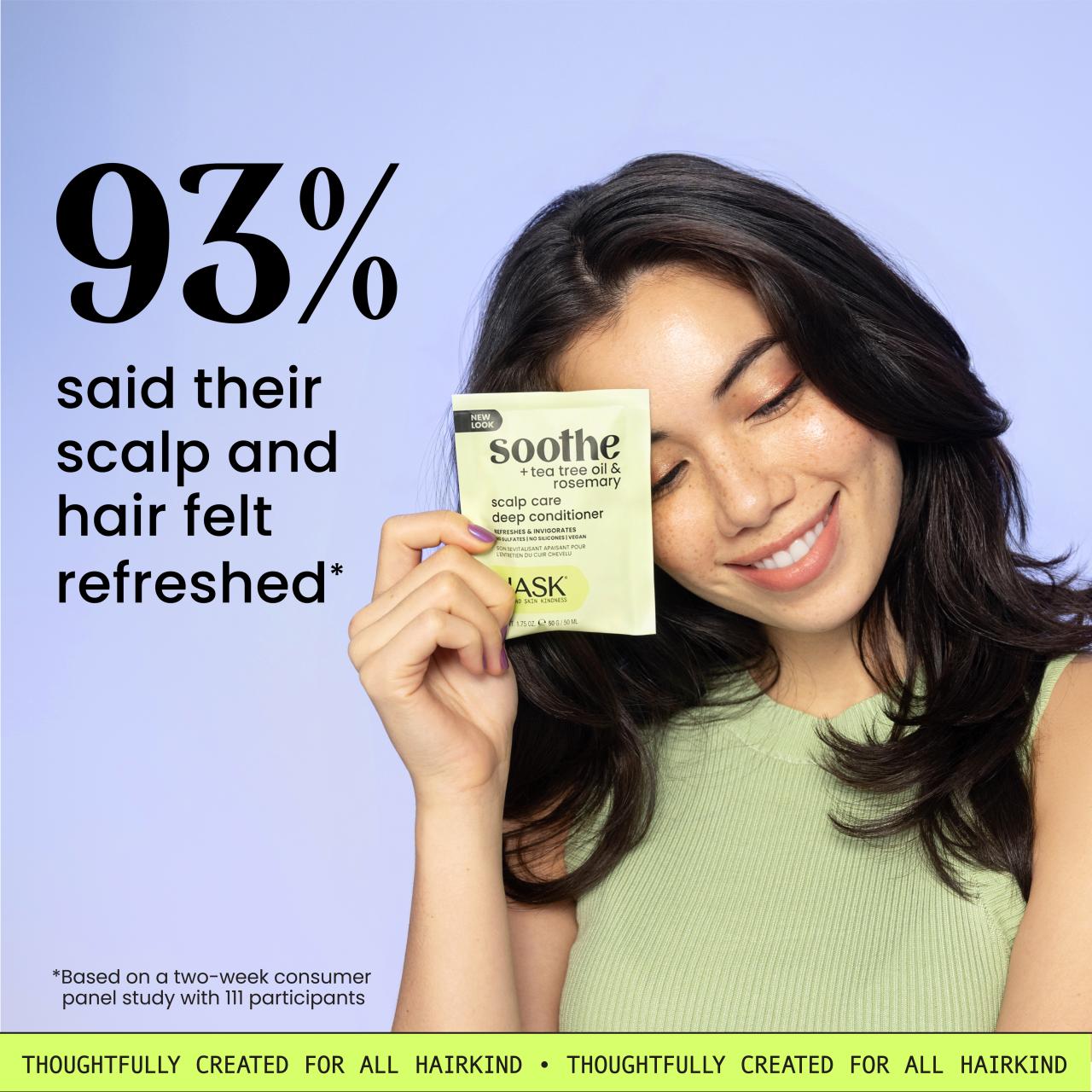 tea tree oil hair mask application roots to ends