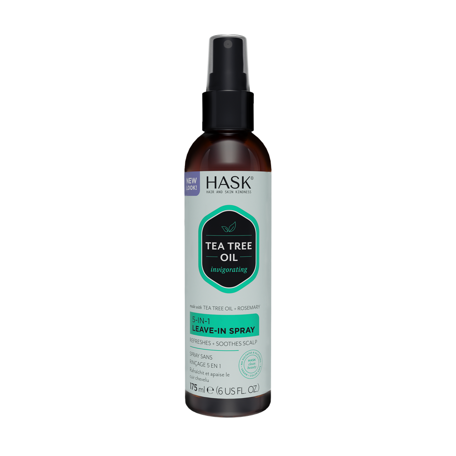HASK Tea Tree Oil & Rosemary Invigorating 5-In-1 Leave-In Spray (6oz) HASK Tea Tree Oil & Rosemary Invigorating 5-In-1 Leave-In Spray (6oz)