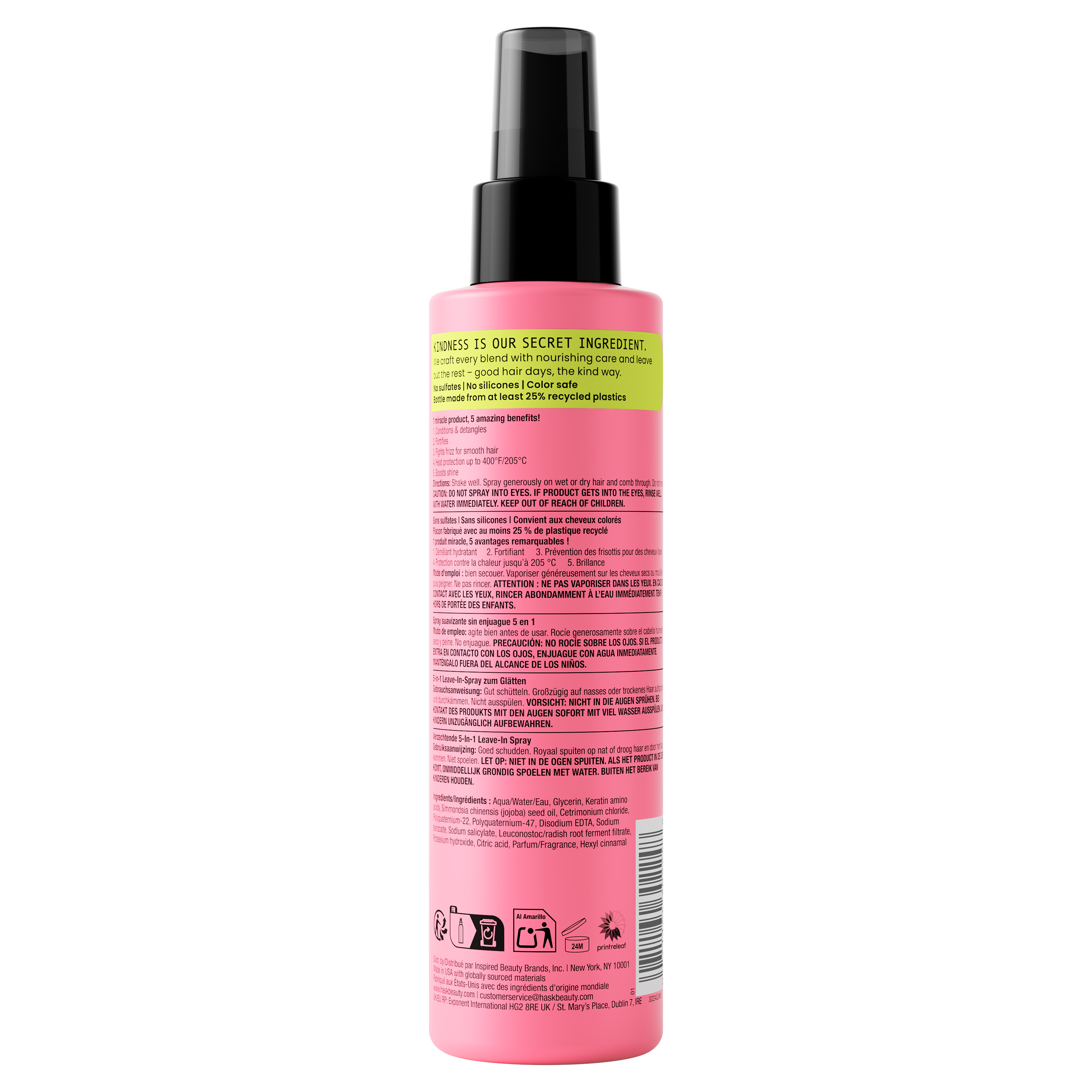 unzugänglich aufbewahren Keratin Leave-In Spray