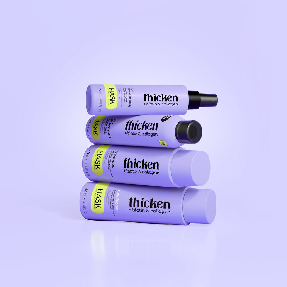 Thicken + Biotin & Collagen 5-in-1 Leave-In Spray – HASK Beauty