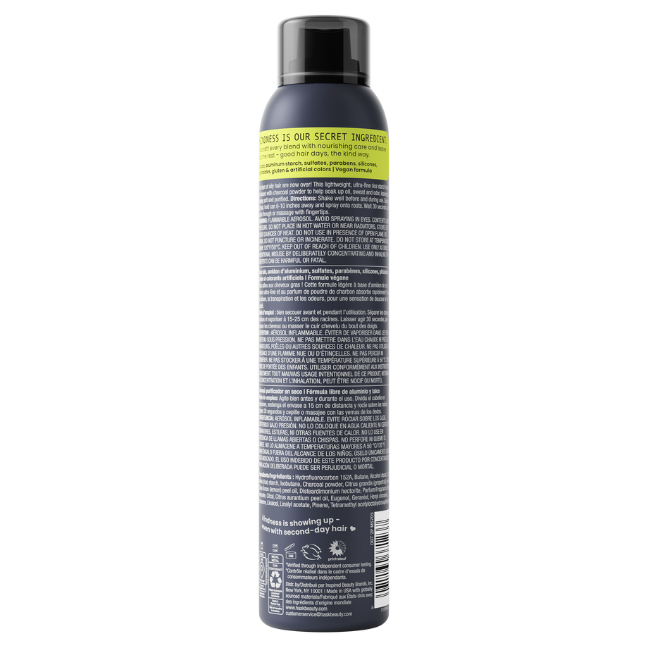 Purify + Charcoal Dry Shampoo 4.3 oz – HASK Beauty