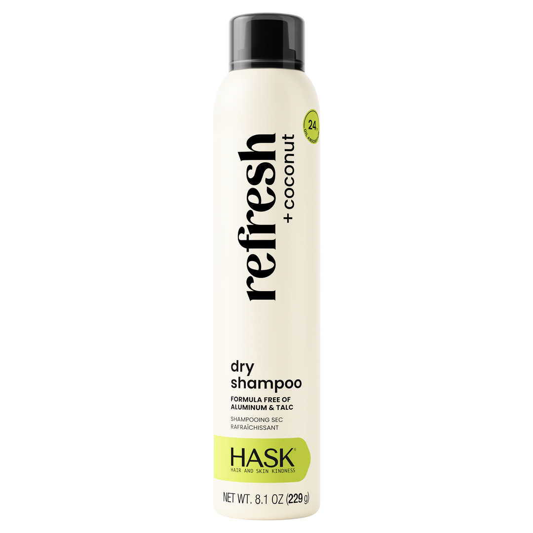 Refresh + Coconut Oil Dry Shampoo 8 oz – HASK Beauty