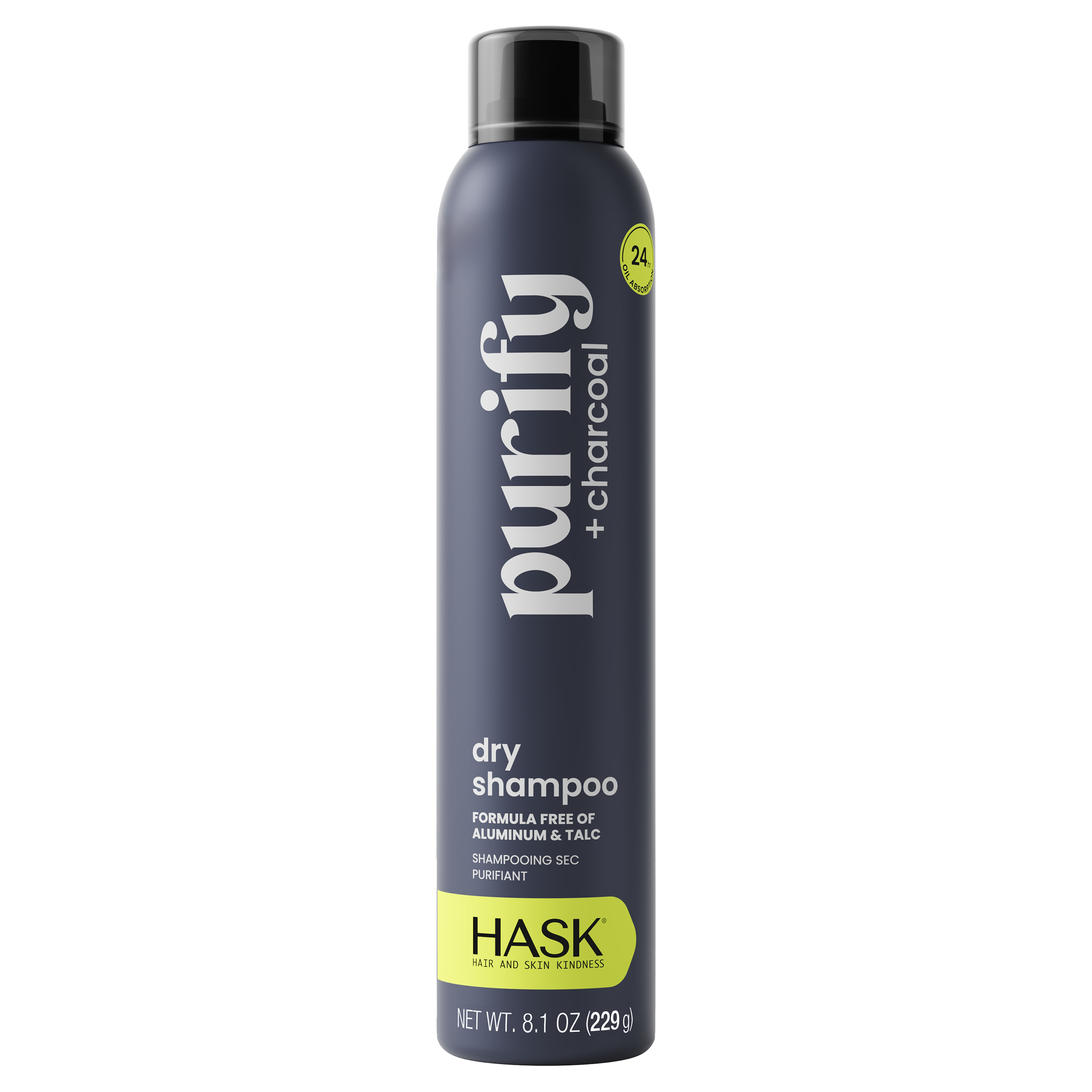 Purify + Charcoal Dry Shampoo 4.3 oz – HASK Beauty