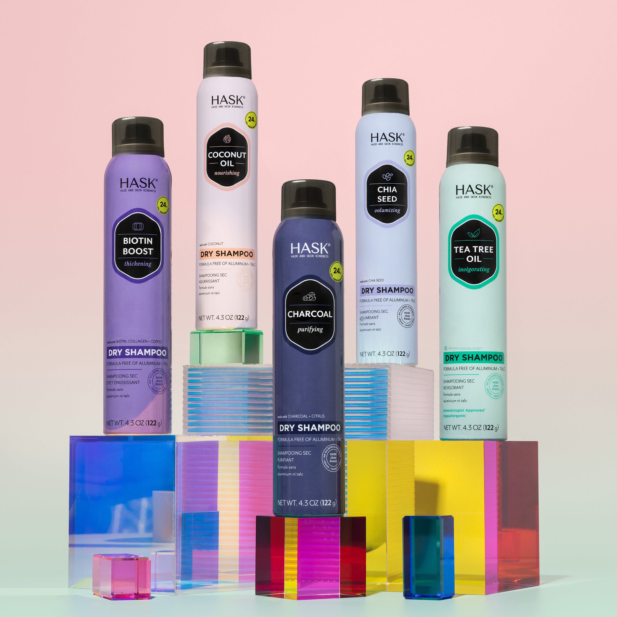 Refresh Shampoo Refresh + Coconut Oil Dry Shampoo 8 oz – HASK Beauty