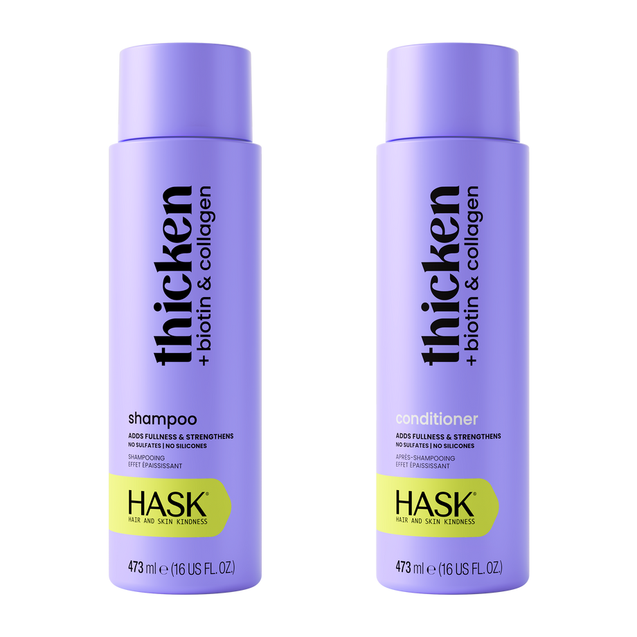 Thicken Shampoo & Conditioner – HASK Beauty