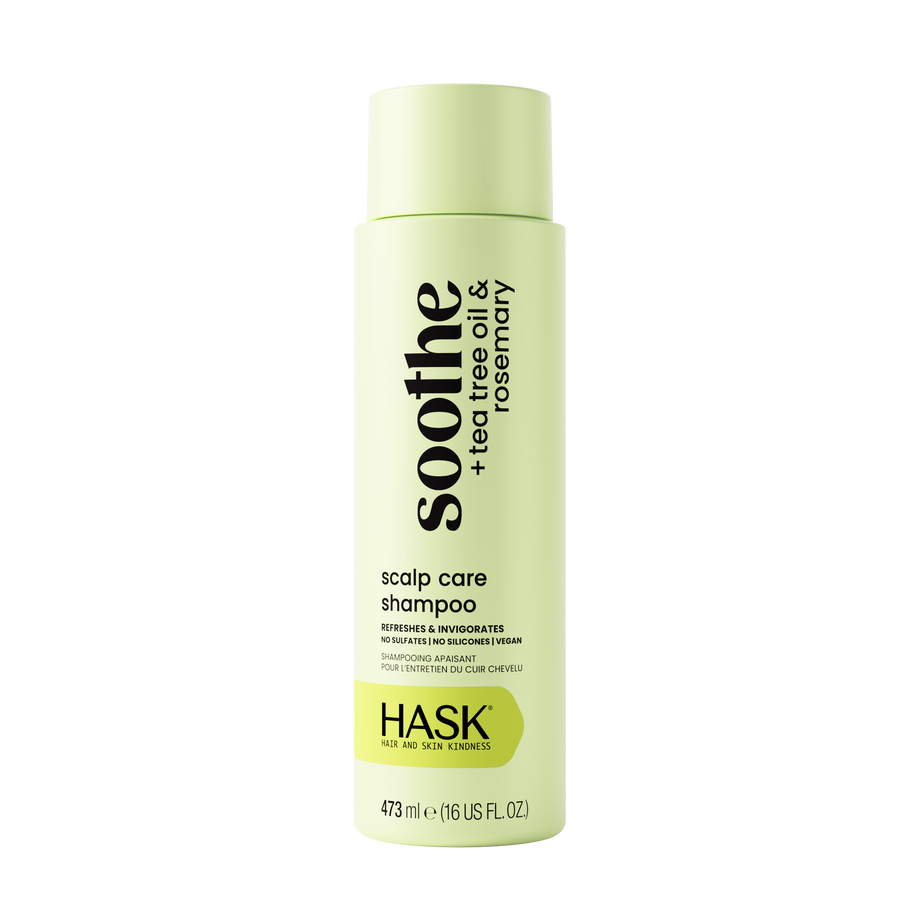 Soothe + Tea Tree Oil & Rosemary Shampoo – HASK Beauty